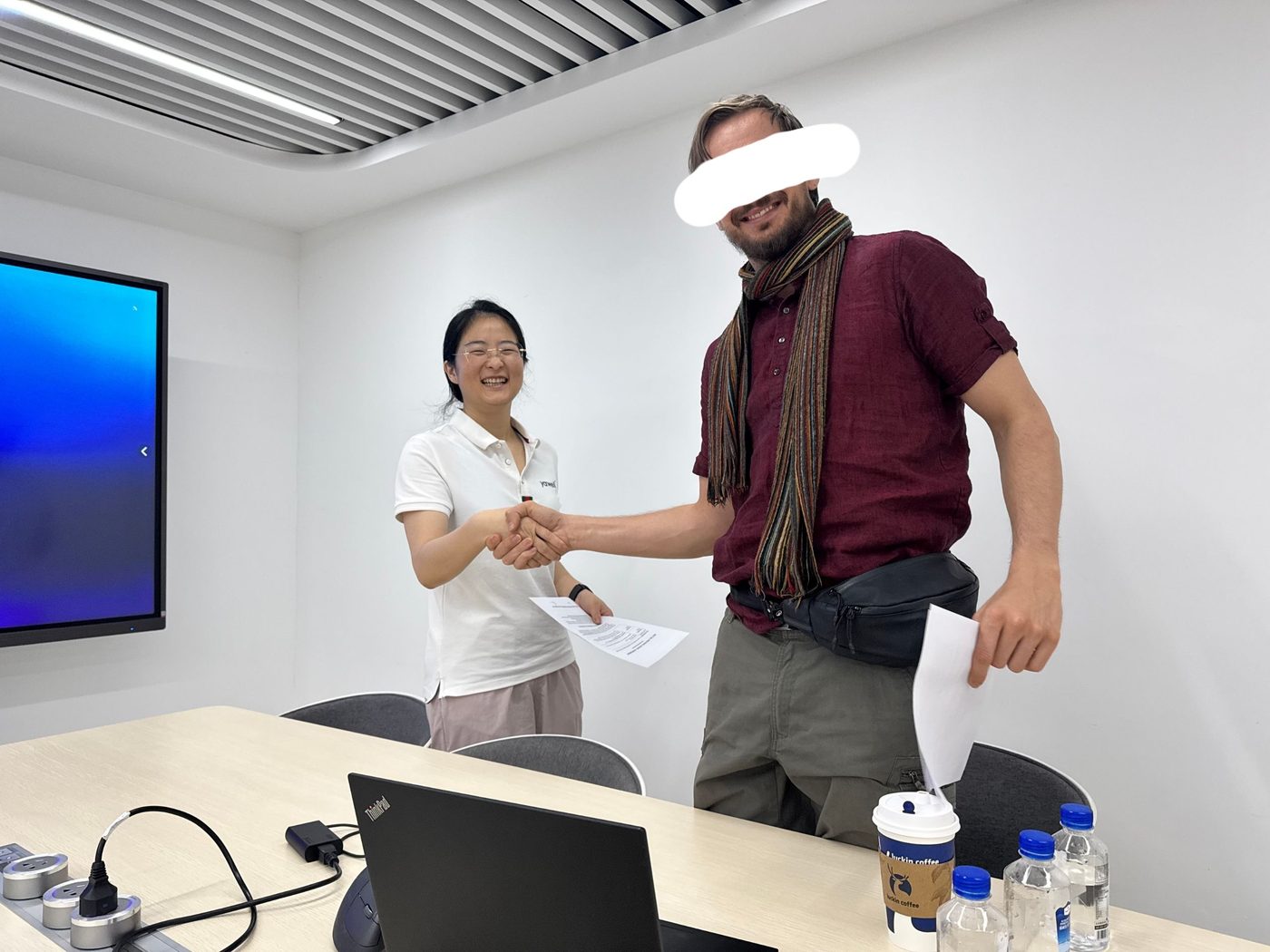 Amora Sourcing meeting a factory partner
